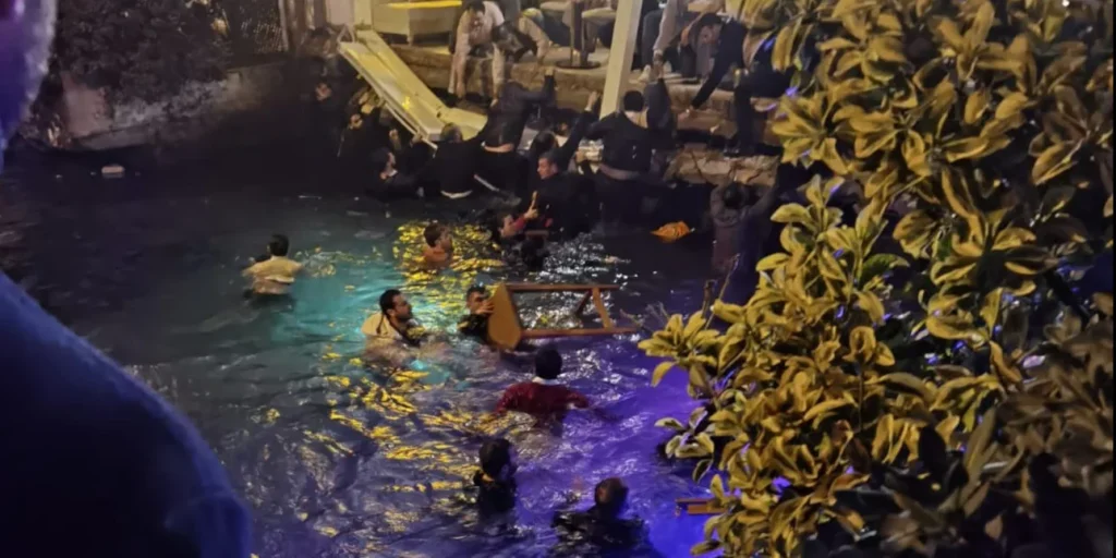 Κωνσταντινούπολη: Κατέρρευσε τμήμα εστιατορίου στο Μπεμπέκ (βίντεο)