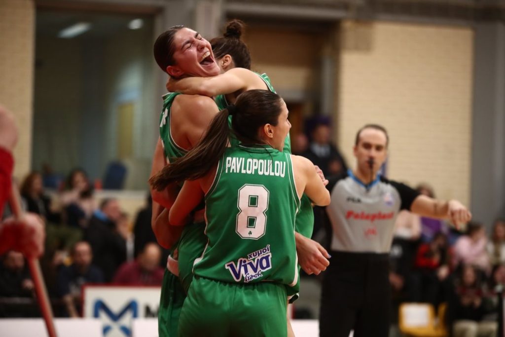 Μπάσκετ Γυναικών: Ο Παναθηναϊκός «λύγισε» τον Ολυμπιακό και προκρίθηκε στο Final Four του Κυπέλλου Ελλάδας (60-66)