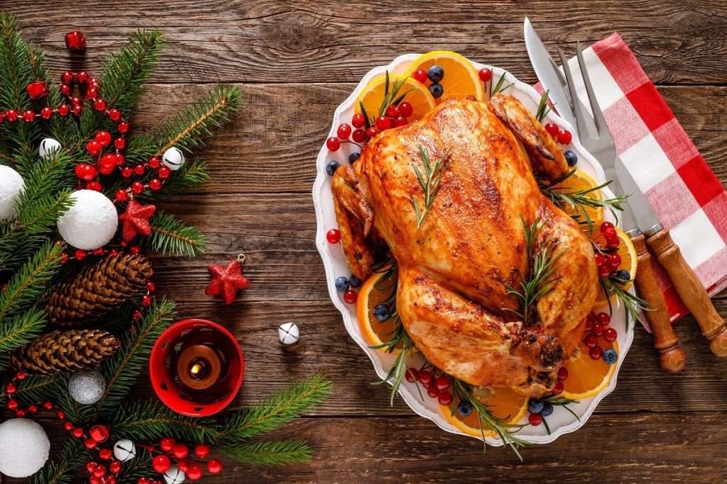 Γαλοπούλα ή κοτόπουλο στο Χριστουγεννιάτικο τραπέζι; – Θερμίδες, λίπος και χοληστερόλη