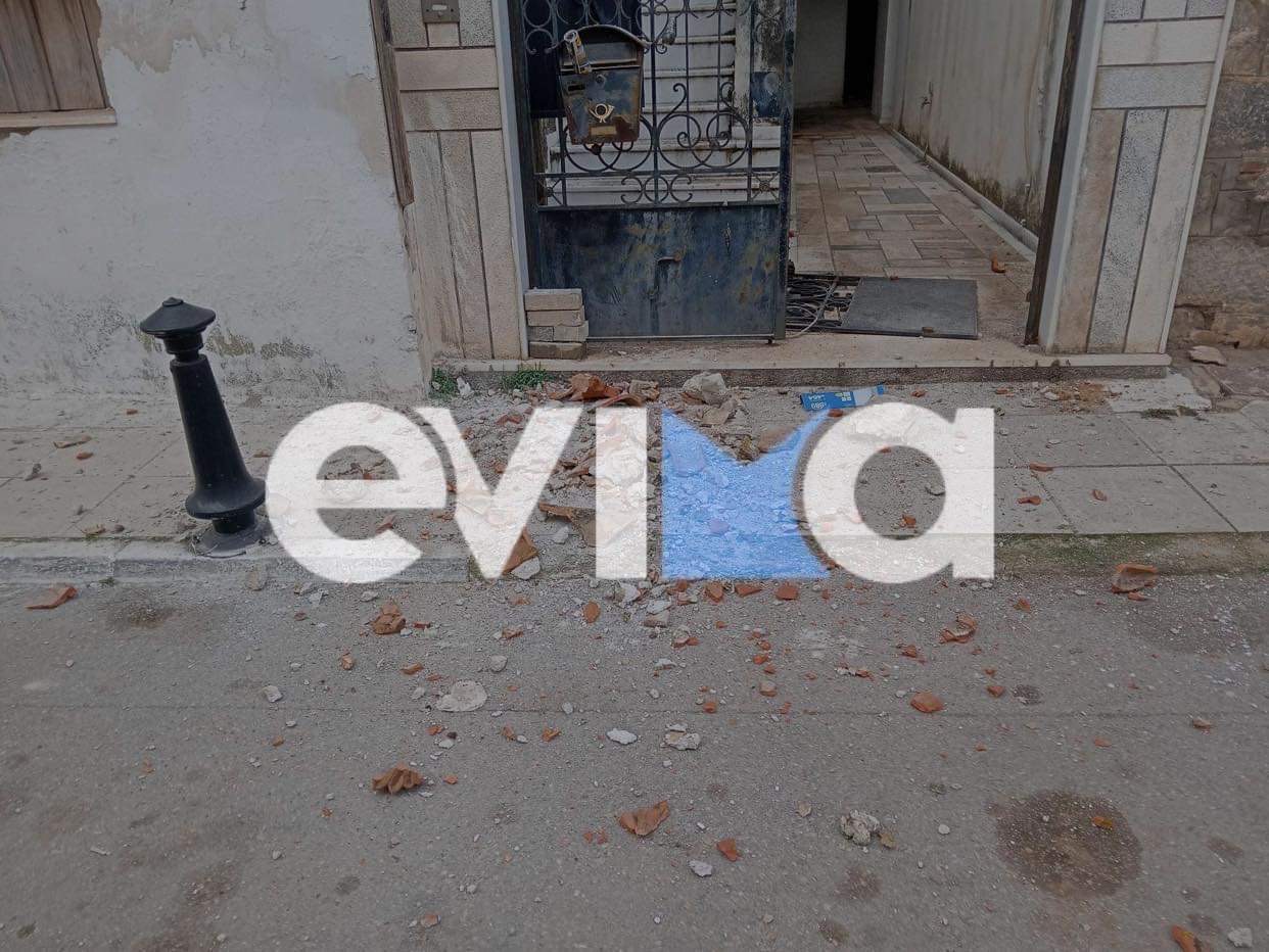 Σεισμός στην Εύβοια: Δείτε τις πρώτες εικόνες με ζημιές