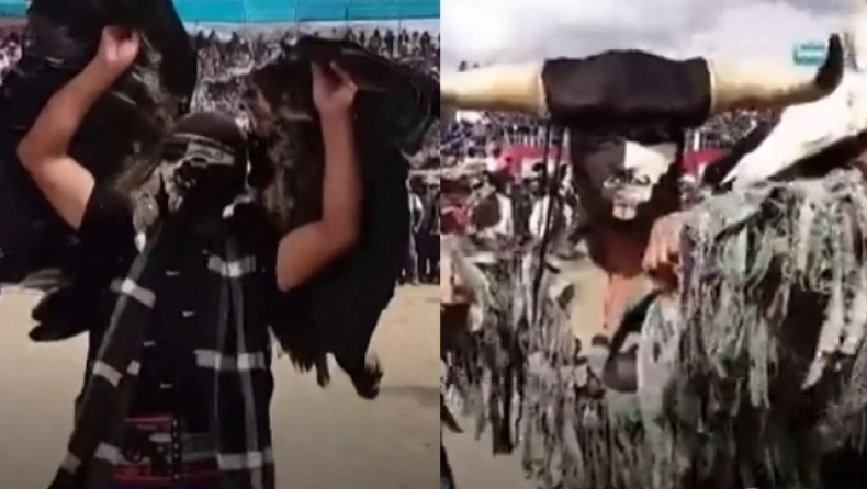 Αυτή είναι η πιο παράξενη παράδοση στο Περού: Αντί για δώρα «μοιράζουν» γροθιές (βίντεο)
