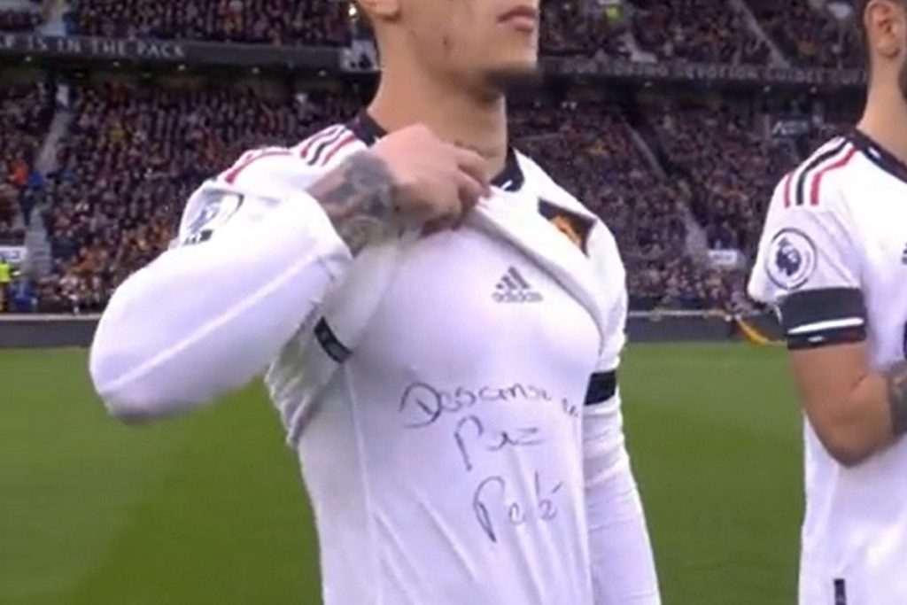 Μάντσεστερ Γιουνάιτεντ: Το αποχαιρετιστήριο μήνυμα του Άντονι στον Πελέ (φωτό)