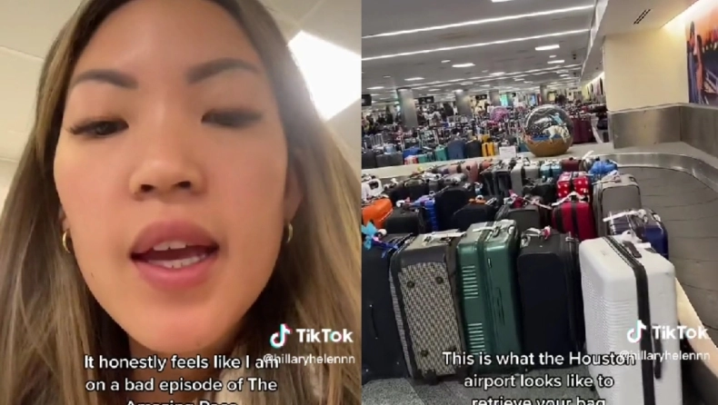 «Δεν το ζω αυτό»: Ταξιδιώτες αγωνίζονται να βρουν τις αποσκευές τους εν μέσω αεροπορικού χάους (βίντεο)