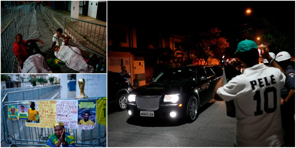 Σε λαϊκό προσκύνημα στο γήπεδο της Σάντος η σορός του Πελέ (βίντεο)