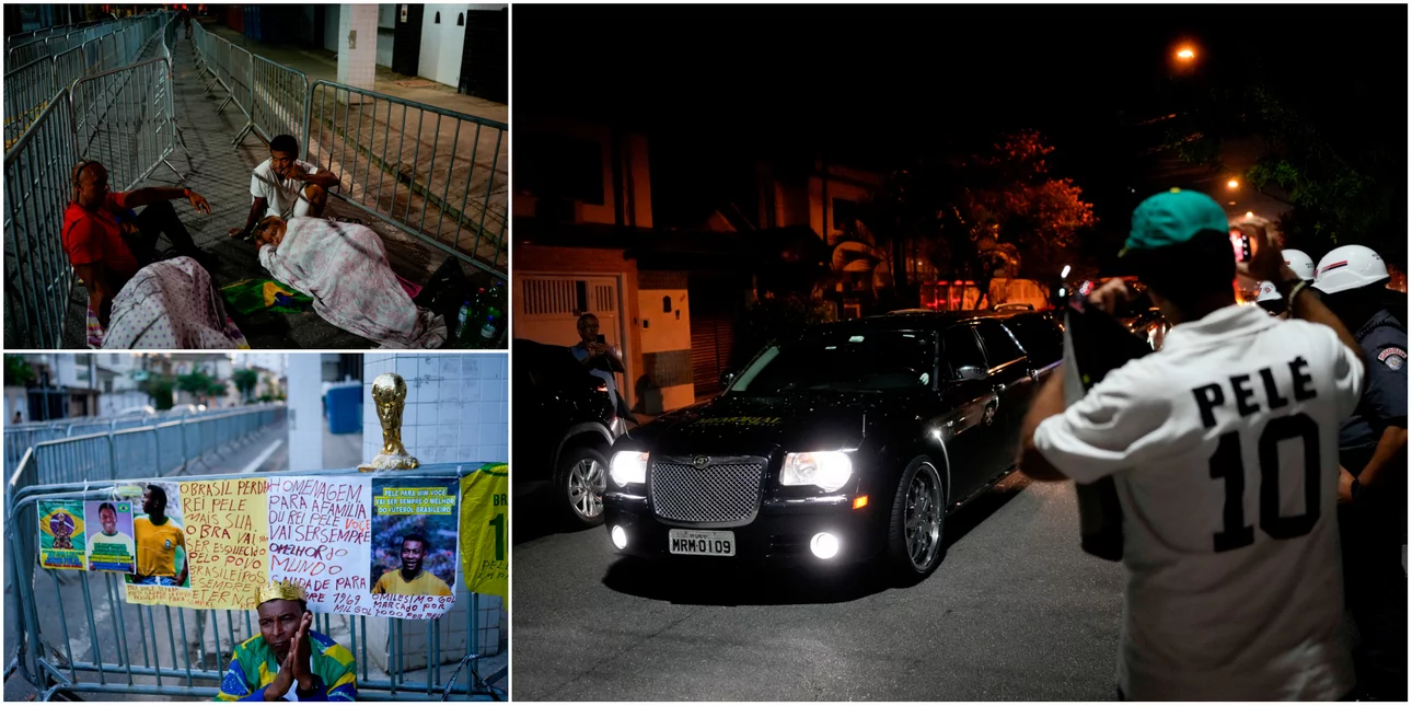 Σε λαϊκό προσκύνημα στο γήπεδο της Σάντος η σορός του Πελέ (βίντεο)