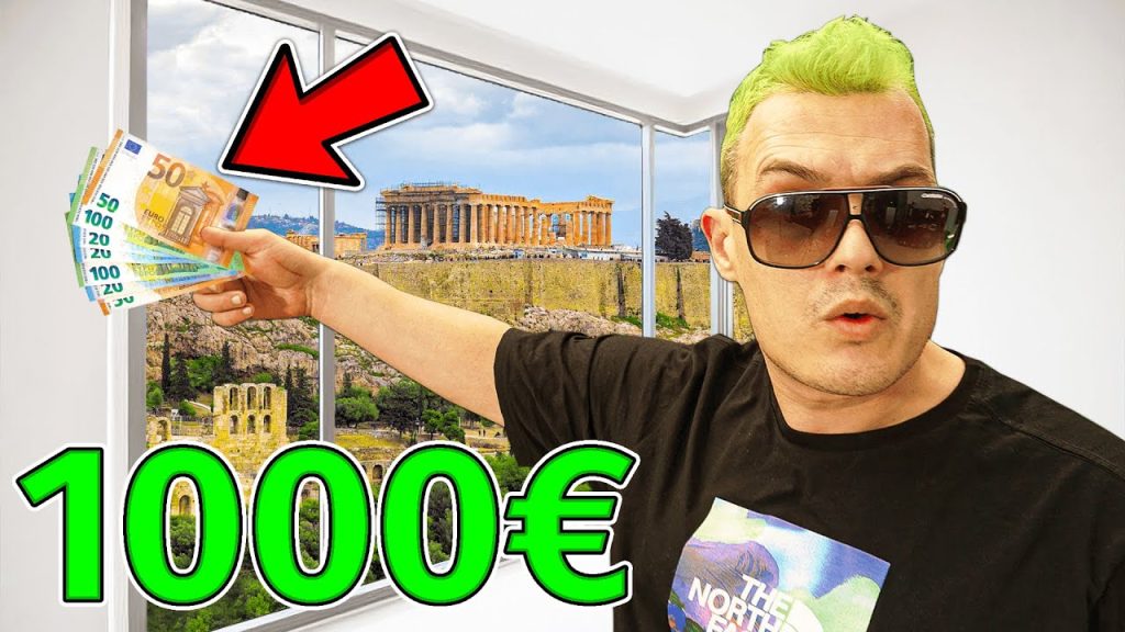 Έλληνας Youtuber πέταξε 1.000 ευρώ στην Ερμού και ακολούθησε πανικός (βίντεο)