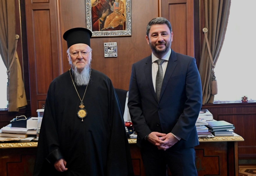 Θεοφάνια: Mε τον Οικουμενικό Πατριάρχη συναντήθηκε στο Φανάρι ο Ν.Ανδρουλάκης