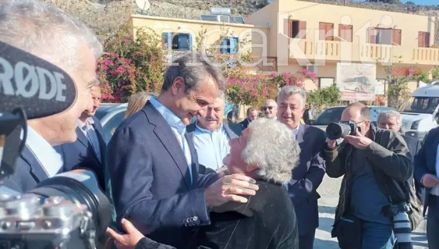 Κυριάκος Μητσοτάκης: Έφτασε στη Γαύδο για τα Θεοφάνια (φωτο)