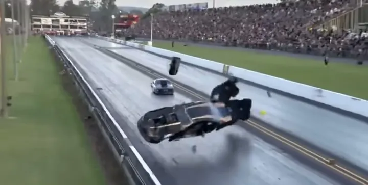 Μπρισμπέιν: Δυστύχημα σε αγώνα drag – Το αυτοκίνητο «πέταξε» με 320χλμ./ώρα (βίντεο)