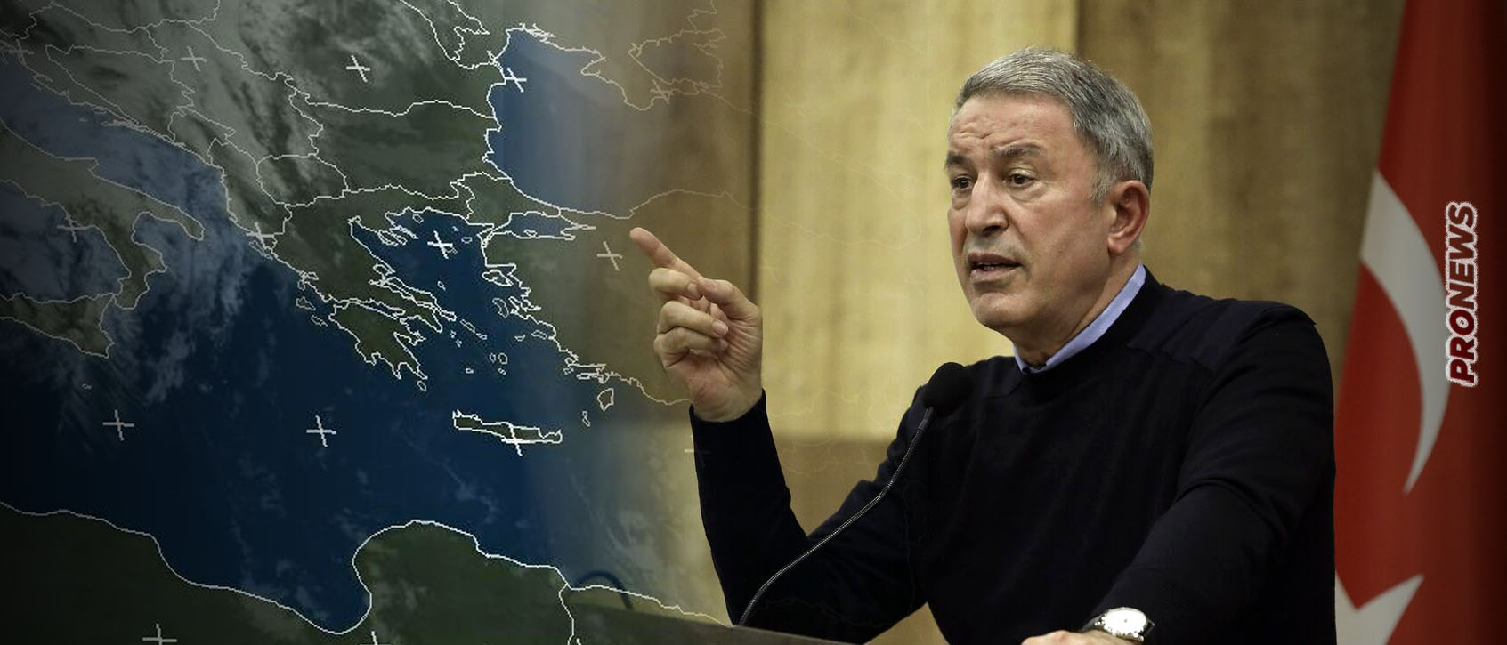 Χ.Ακάρ: «Δεν θα ανεχτούμε περισσότερα από 6 ν.μ. στην Κρήτη» – Νέα απειλή πολέμου από την Άγκυρα