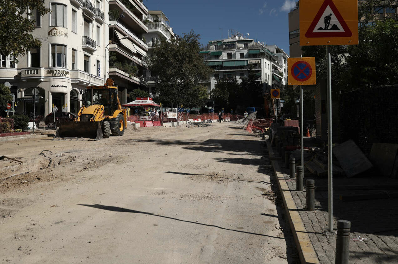 Κολωνάκι: Ξεκινούν τη Δευτέρα έργα ασφαλτόστρωσης – Ποιοι δρόμοι θα κλείσουν