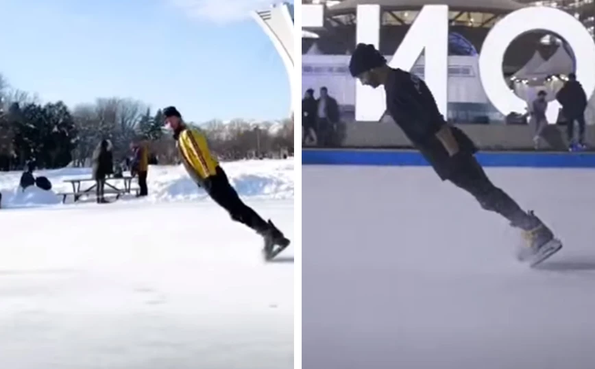 Αυτό είναι το πιο εντυπωσιακό φρενάρισμα σε πατινάζ (βίντεο)