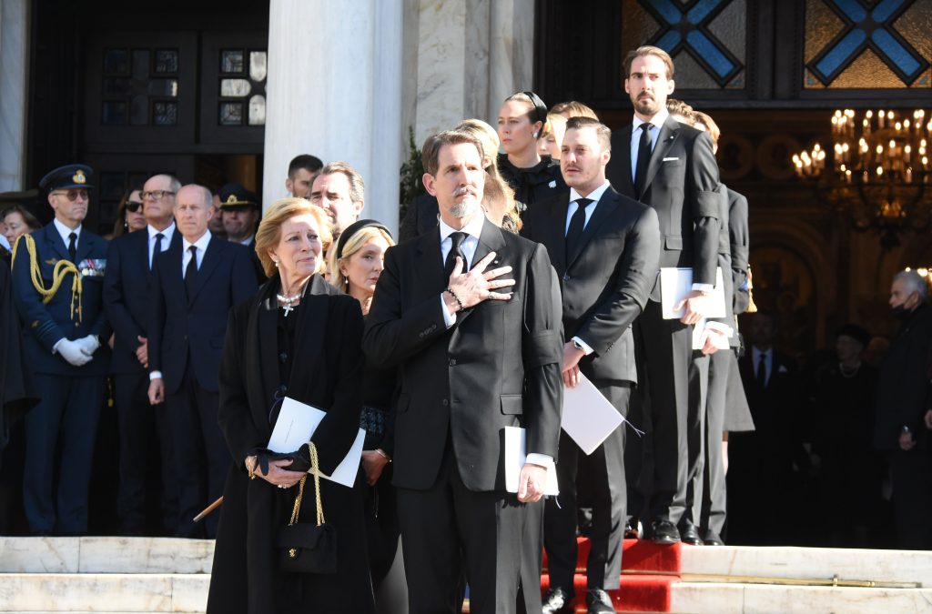 Κηδεία  Βασιλιά Κωνσταντίνου: Ο αποχαιρετισμός της Άννας Μαρίας