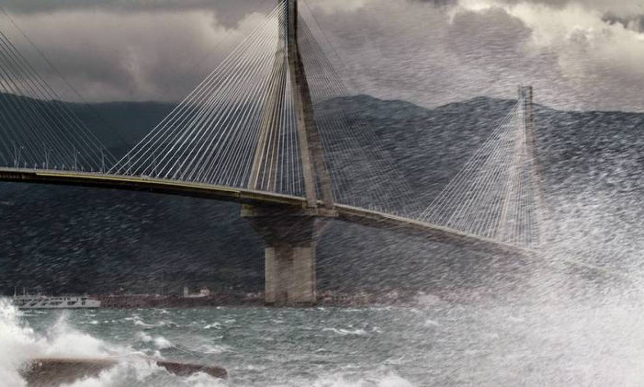 Κλειστή η πορθμειακή γραμμή Ρίου – Αντιρρίου λόγω ισχυρών ανέμων (βίντεο)