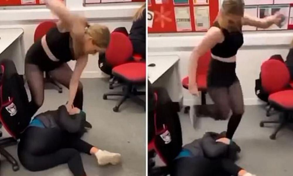 Άγριο ξύλο σε σχολείο στη Σκωτία – Γροθιές και κλωτσιές στο κεφάλι από κοπέλα σε συμμαθήτριά της (βίντεο)