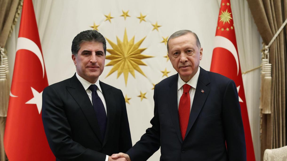 Ο Ρ.Τ.Ερντογάν συναντήθηκε με τον πρόεδρο της Κουρδικής Περιφέρειας