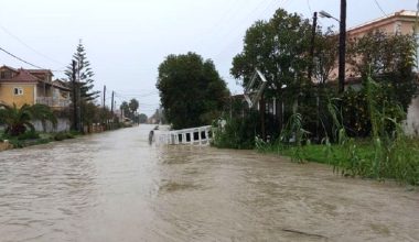 Ζάκυνθος: Πλημμύρησαν μεγάλες εκτάσεις από την κακοκαιρία (βίντεο)