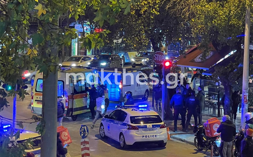 Αιματηρό επεισόδιο μεταξύ αλλοδαπών σε κουρείο στο κέντρο της Θεσσαλονίκης