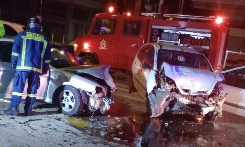 Θεσσαλονίκη: Τροχαίο με τρεις τραυματίες μετά από σύγκρουση