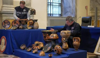 Νέα Υόρκη: Επέστρεψε στην Ιταλία 14 λεηλατημένα έργα της αρχαιότητας