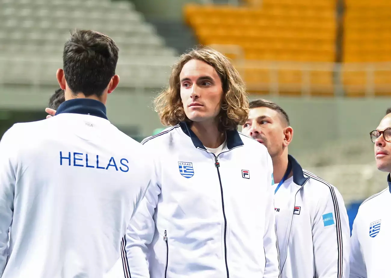 Davis Cup: Ο Σ.Τσιτσιπάς επικράτησε του Άλβαρο Γκιγιέν με 2-0 στο ΟΑΚΑ