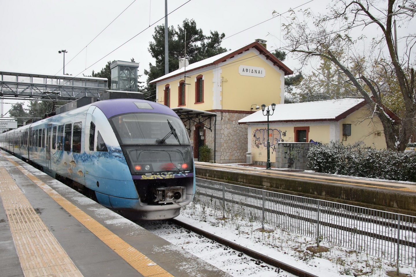 Καταργούνται οι αμαξοστοιχίες 62, 63 της Hellenic Train στον άξονα Αθήνα-Θεσσαλονίκη λόγω της κακοκαιρίας
