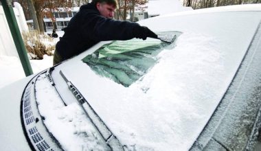 Δείτε τι πρέπει να κάνετε για να διώξετε τον πάγο από το παρμπρίζ του αυτοκινήτου