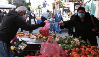 Λαϊκές αγορές: Κλειστές τη Δευτέρα σε όλη την Αττική λόγω της κακοκαιρίας