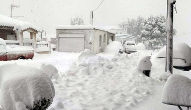 Κακοκαιρία «Μπάρμπαρα»: Χωριό στην Εύβοια σκεπάστηκε από το χιόνι (βίντεο)