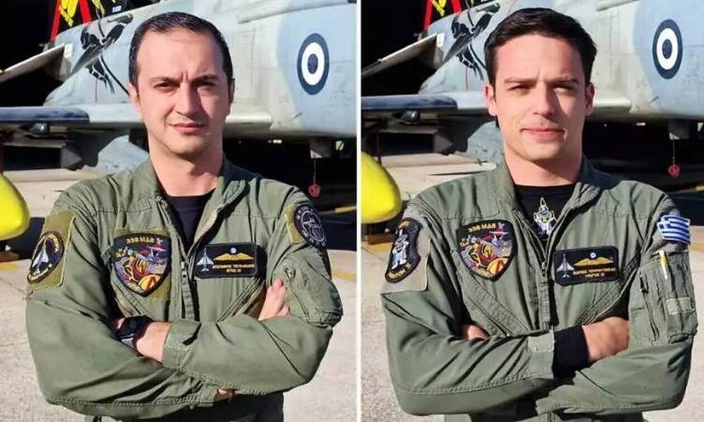 Πτώση Phantom F-4: Τιμητική σύνταξη στις οικογένειες των δύο πιλότων από την Πολιτεία