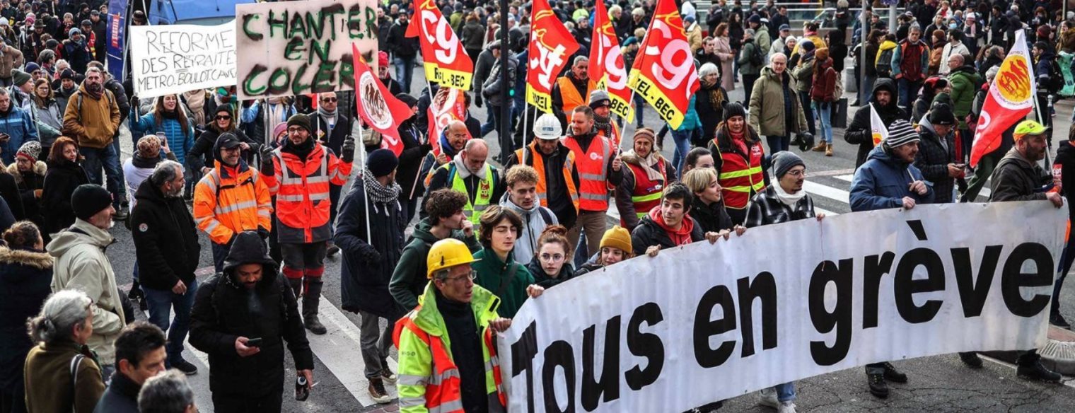 Απεργίες στη Γαλλία: Οι πολίτες διαδηλώνουν ξανά για το συνταξιοδοτικό