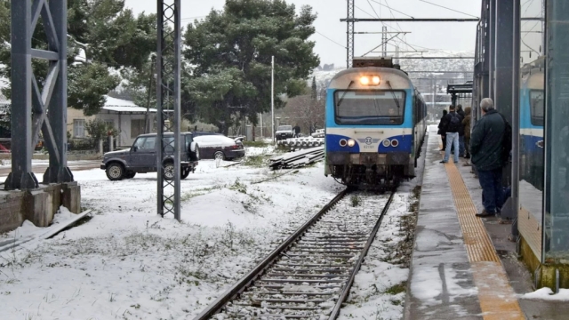 Κακοκαιρία «Μπάρμπαρα»: Τα δρομολόγια τρένων που δε θα πραγματοποιηθούν σήμερα