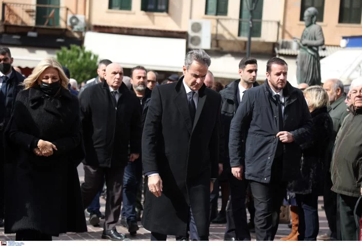Κ.Μητσοτάκης στην κηδεία του Μανούσου Βολουδάκη: «Ήσουν προσήνης, αυτόφωτος και επιτυχημένος»