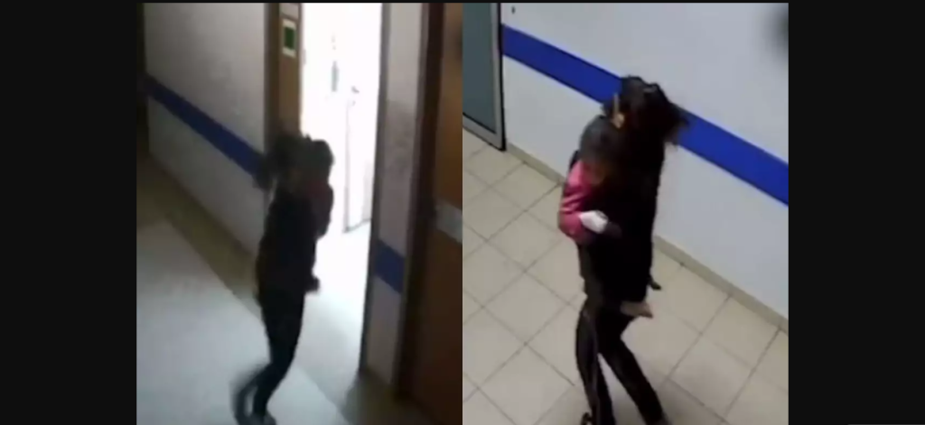 Βίντεο από τη στιγμή που νοσοκόμα σώζει ένα παιδί κατά τη διάρκεια του σεισμού στην Τουρκία