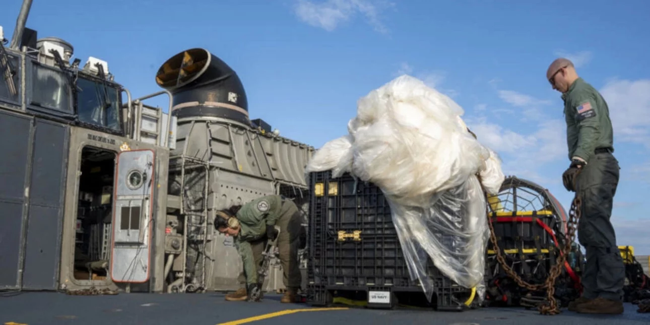 Οι Αμερικανοί ανέσυραν αισθητήρες και ηλεκτρικά εξαρτήματα από το κινεζικό μπαλόνι