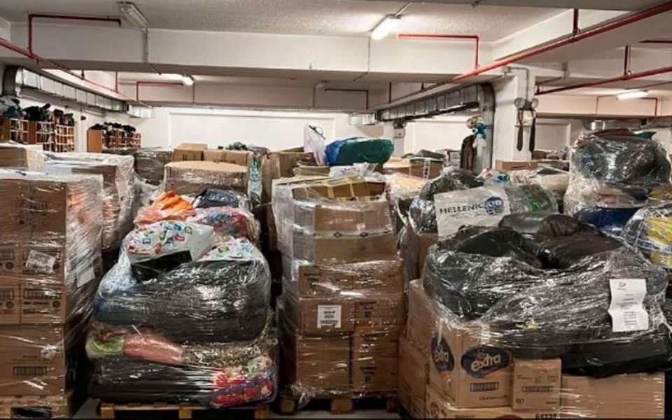 Αποστολή 110 τόνων ανθρωπιστικής βοήθειας από την Ελλάδα για τους σεισμόπληκτους της Τουρκίας