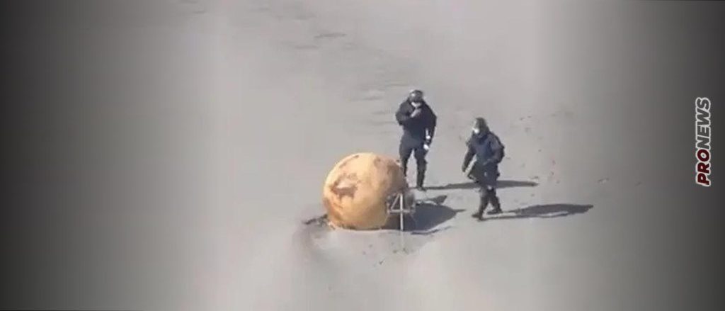Ιαπωνία: Μυστήριο με «σιδερένια μπάλα» που ξεβράστηκε σε παραλία (βίντεο)