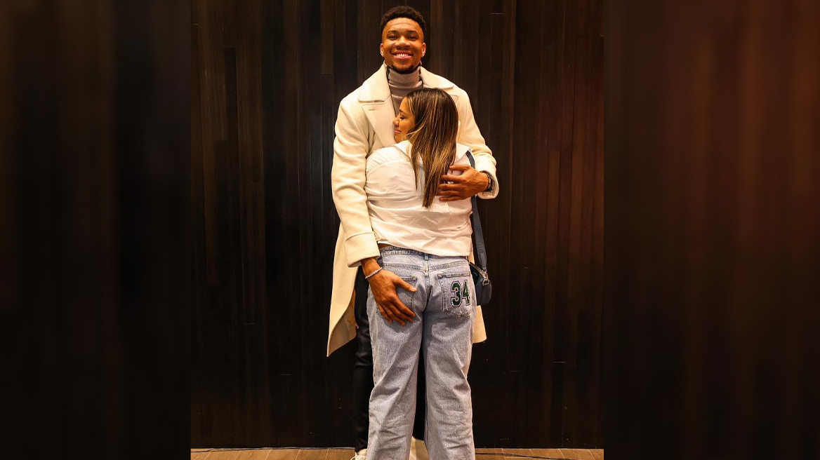 Γιάννης Αντετοκούνμπο: Έβαλε το χέρι του στα οπίσθια της συζύγου του και το Twitter «έστησε πάρτι»