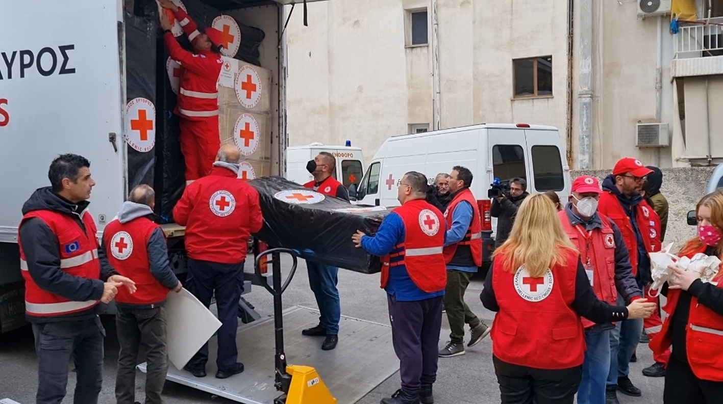 Σεισμός στην Τουρκία: Δεύτερη ανθρωπιστική αποστολή έστειλε ο Ελληνικός Ερυθρός Σταυρός