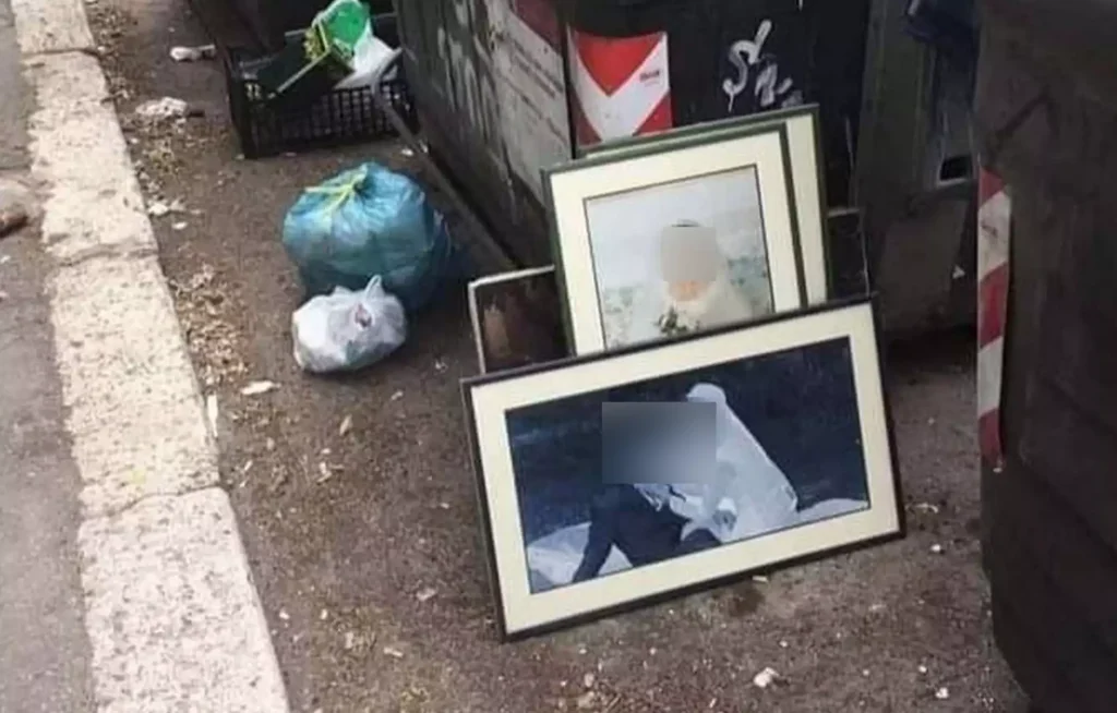 Ηράκλειο: Εικόνα με τη γαμήλια φωτογράφιση στα σκουπίδια που είδε περαστικός έγινε viral (φώτο)
