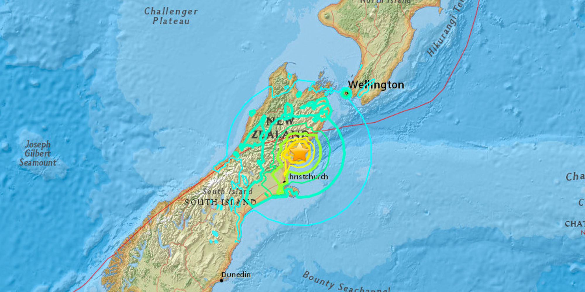 Σεισμός 6,9 Ρίχτερ στη Νέα Ζηλανδία –  Δεν υπάρχει προειδοποίηση για τσουνάμι