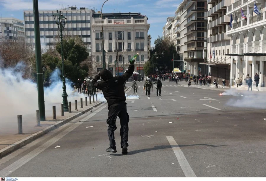 Αποκαταστάθηκε η κυκλοφορία στο κέντρο της Αθήνας μετά την συγκέντρωση διαμαρτυρίας για τα Τέμπη