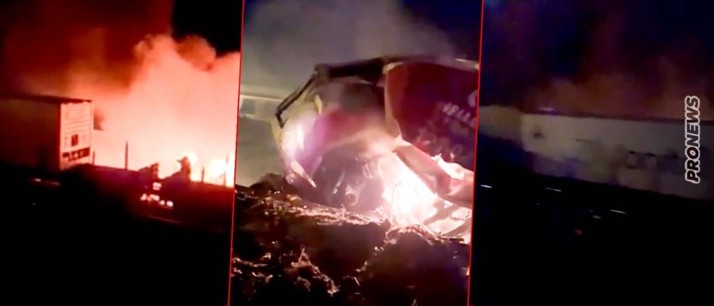 To φιλμ του τρόμου: Εικόνες λίγο μετά τη σύγκρουση των τρένων – Ουρλιάζουν την ώρα που καίγονται