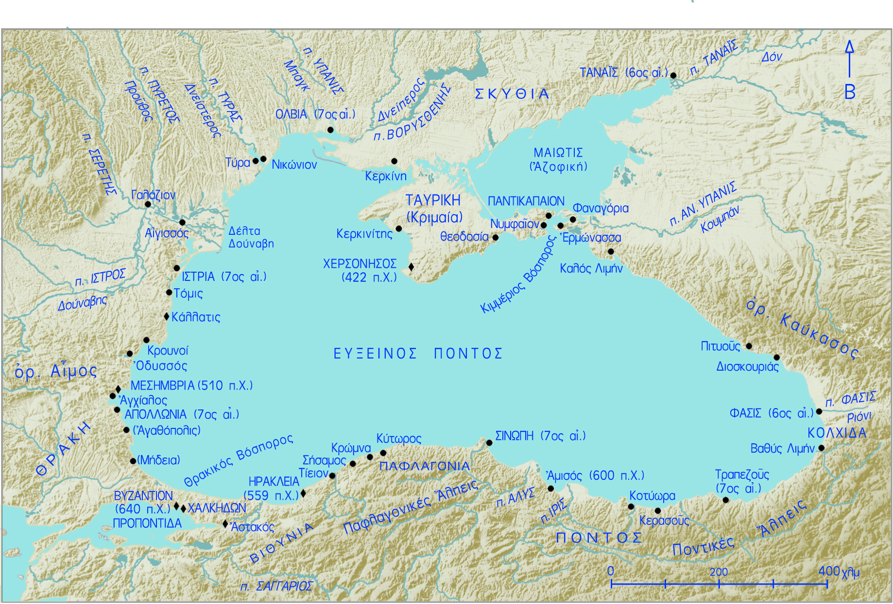 Αυτές ήταν οι αρχαίες ελληνικές αποικίες του Εύξεινου Πόντου (φωτό)