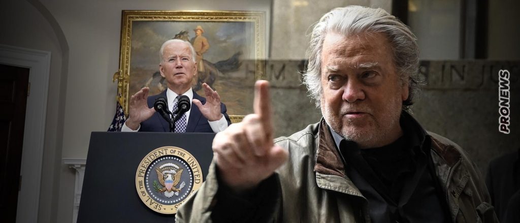 Στιβ Μπάνον: «Η κυβέρνηση Μπάιντεν μας οδηγεί σε Γ’ ΠΠ – Οι γιοι και οι κόρες σας θα πεθάνουν σε ξένα πεδία μάχης»