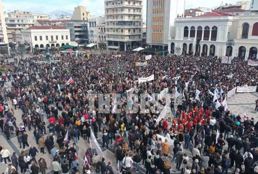 Νέα συγκέντρωση διαμαρτυρίας σήμερα στην Πάτρα για το έγκλημα στα Τέμπη