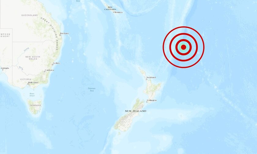 Ισχυρός σεισμός 7 Ρίχτερ βόρεια της Νέα Ζηλανδίας – Κίνδυνος για τσουνάμι