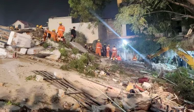 Τρεις νεκροί και έξι τραυματίες από κατάρρευση κτιρίου στην Ινδία