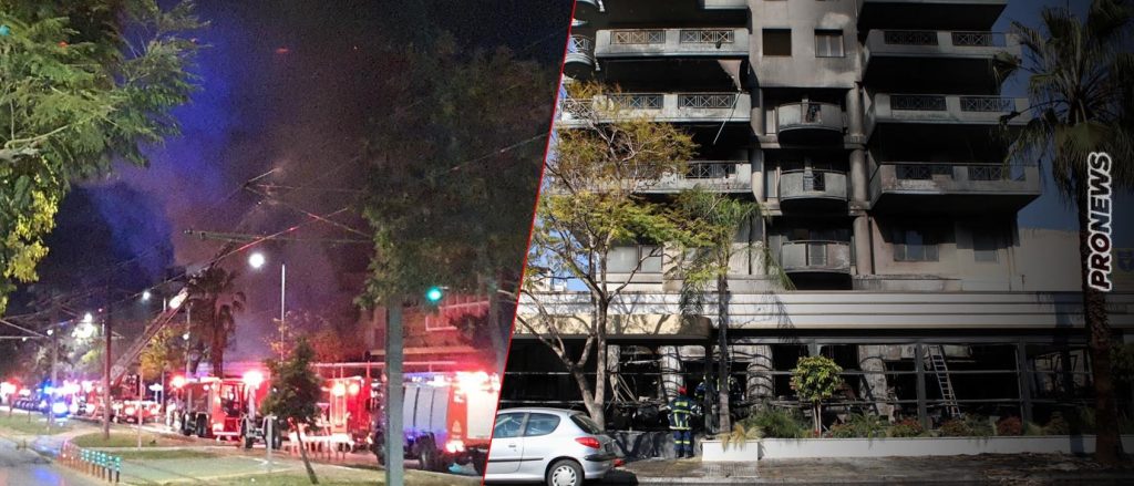 Έκαψαν το εστιατόριο των Μ.Δαρμουσλή-Ε.Αγγελιδάκη στη Νέα Σμύρνη – Απεγκλωβίστηκε μητέρα με το μωρό της (upd)