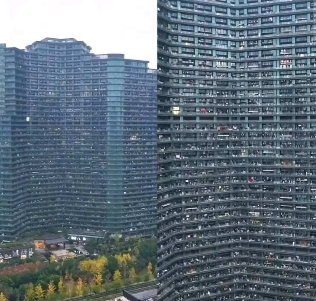 Κίνα: Σε αυτό το τεράστιο κτίριο μένουν πάνω από 30.000 άνθρωποι!